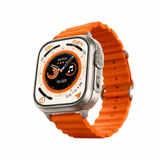 T800 Ultra Smart Watch with Orange Strap