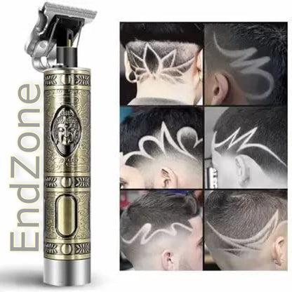 EndZone | Buddha Smart Beard Trimmer - Power adapt technology for Face, Head and Body Men & Women trimming||120 min run time with Quick Charge (Gold)Squl Tech