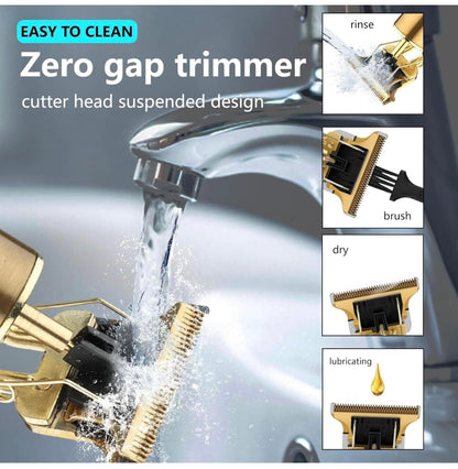 EndZone | Buddha Smart Beard Trimmer - Power adapt technology for Face, Head and Body Men & Women trimming||120 min run time with Quick Charge (Gold)Squl Tech