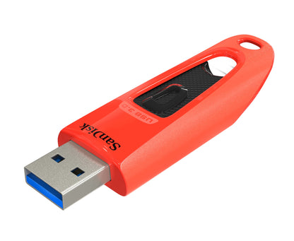 SanDisk Ultra 64 GB USB 3.0 Pen Drive (SDCZ48-064G-135/SDCZ48-064G-UAM46, Black) - Squl Tech 